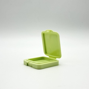 Màu Xanh Lá Cây Hộp Cổ <span class=keywords><strong>Mini</strong></span> Nhỏ Gọn Bột Trường Hợp Rỗng <span class=keywords><strong>PP</strong></span> Nhựa Nhỏ <span class=keywords><strong>Container</strong></span> Cho Lỏng Bột Đỏ Mặt - Product Image 2