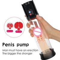 Pompe à pénis électrique Lootee en promotion, extenseur automatique, agrandisseur pénien sous vide, masturbateur masculin, jouets sexuels en plastique pour hommes