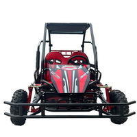 Voiture de karting électrique pour deux personnes, pour usage familial, plage, tout-terrain, aventure en plein air, 500W, volant, quatre roues, frein à disque hydraulique