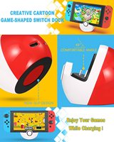 Station de charge universelle pour console N Switch, support de charge pour console Switch Lite, socle de charge