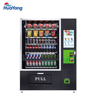 Máquina Expendedora de Bebidas Heladas Totalmente Automática con Pantalla Táctil de 7 Pulgadas, Múltiples Opciones de Pago, Capacidad de 300-600 Unidades