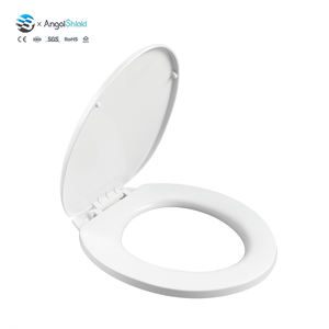 غطاء مقعد مرحاض بلاستيكي من البولي بروبيلين بطيء الإغلاق من بوفان للأدوات الصحية مع وظيفة الفك السريع وتصميم محمول للحمام - Product Image 2