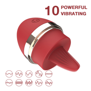 Stimolatori Clitorideali per Sesso Orale, Potente Vibratore a Lingua, Giochi Intimi per <span class=keywords><strong>Coppie</strong></span>, Giocattoli Sessuali Portatili per Donne - Product Image 2