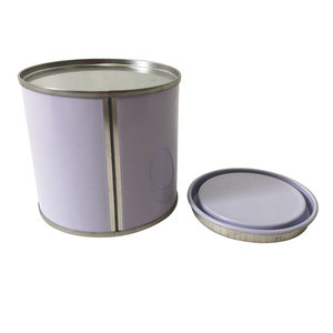 250ml rivestimento bianco personalizzato stampato vuoto barattoli di vernice vernice barattolo di latta - Product Image 5