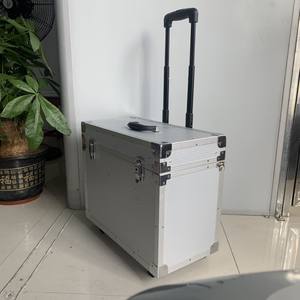 เครื่องกรอฟันแบบพกพา Zhongcheng ความเร็วสูง-ต่ำ พร้อมปั๊มลมในตัว สีเงิน - Product Image 2