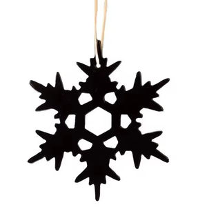 Décorations d'arbre suspendues en métal en gros Arbre de Noël Ornements de Noël en métal et flocons de neige attrayants Taille personnalisée - Product Image 1