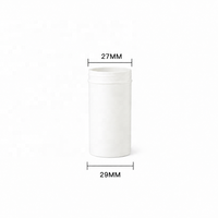 Nouvelle Offre 2026 : Tubes Rigides en Plastique pour Comprimés Effervescents, Diamètre 29mm, Hauteur 48mm, avec Bouchon Flip-Top, Emballage Anti-Humidité