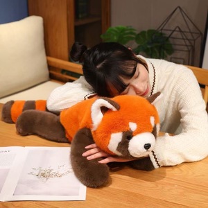 Adorabile Panda rosso peluche bambola simpatico animale farcito amico nuovo prodotto per alleviare lo Stress regalo perfetto per bambine - Product Image 4