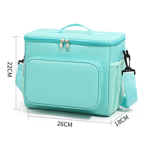 Portable Insulated Lunch <b>Bag</b> <b>30L</b> Square Cooler With Crossbody Strap For Picnic Outdoor Use - Product Image 5