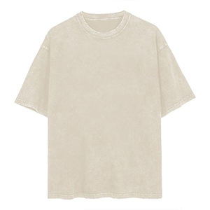 T-shirt Kingsen pour homme, 100 % coton, délavé à l'acide, coupe oversize, vintage, personnalisé avec impression sérigraphiée, idéal pour l'été - Product Image 5