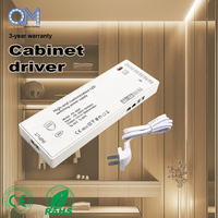 Nouvelle lumière LED pour meubles, armoires et placards, alimentation double sortie 12V 24V, transformateur à tension constante 50W 150W