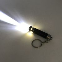 Expédition rapide 1 en 1 avec DHL, lampe torche LED à piles LR41 en aluminium, mini lampe UV portable, détecteur de billets, porte-clés