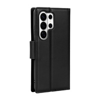 Étui de téléphone en cuir de luxe Hanman pour Samsung Galaxy S26 Ultra S24 S25 Plus Portefeuille Support Rabat Étuis de téléphone design