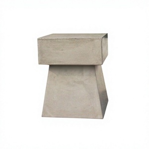 Wholesale Eco-Friendly Fiber Concrete Outdoor <b>Stool</b> & <b>Garden</b> Side Table Modern Cement Furniture by VIETCRAFT CHAIN - Product Image 3