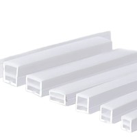 Ruban LED néon flexible en silicone à haute transmission, lumière néon LED RGB, tube de lumière néon LED, couverture