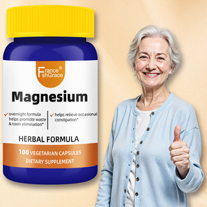 Fabricante de Suplementos Nutracéuticos de Magnesio, Sin Gluten, Salud Digestiva, 100 Cápsulas Vegetarianas de Magnesio - Product Image 1