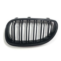 Calandre avant double ligne en ABS noir brillant pour BMW Série 5 E60 E61 (2004-2009) - Accessoire de calandre de voiture