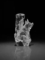 Statue du dragon du zodiaque chinois, sculpture en verre de cristal, décoration Feng Shui porte-bonheur, objet de collection pour le bureau et la maison