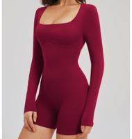 Ensembles de sport confortables, leggings courts de fitness, combinaison de yoga à manches longues pour femmes
