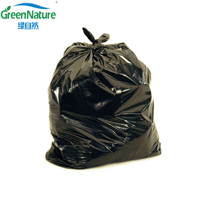 thickened trash bin liner black plastic bag biodegradable environmental protection garbage bag