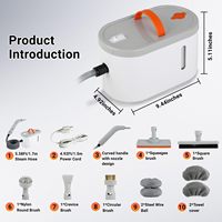 Nettoyeur Vapeur Électrique à Écran Tactile pour Usage Domestique : Vitres, Cuisinières, Fours, Briques de Porcelaine, Interstices de Fenêtres, Climatiseurs, Réfrigérateurs