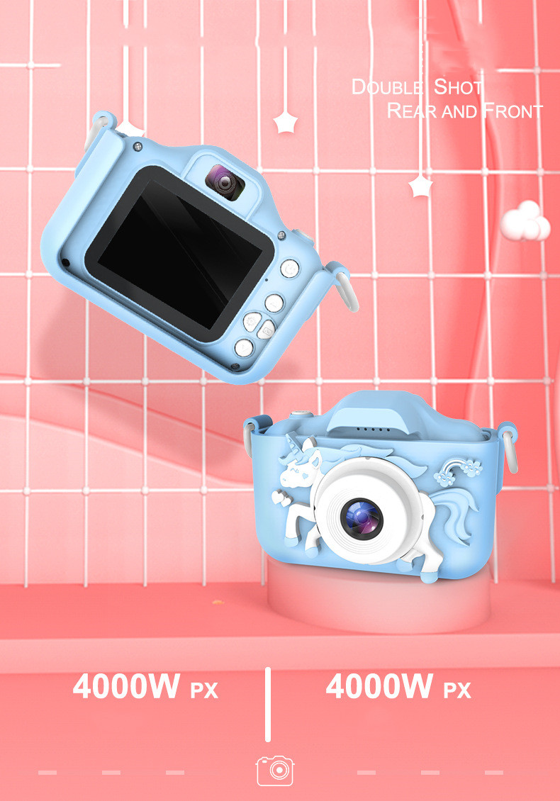 New Children's Wifi Digital Camera Mini Dual Camera High-definition Cartoon Kids Toy Camera