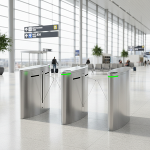 Access Control <strong>Flap</strong> Gate, Automatic Turnstile, Security <strong>Barrier</strong> Gate - Product Image 1
