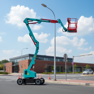 <span class=keywords><strong>Nacelle</strong></span> élévatrice <span class=keywords><strong>articulée</strong></span> électrique Longqing TB11E-TB22E de 22,5 m pour travaux lourds et entretien des éclairages publics - Product Image 3
