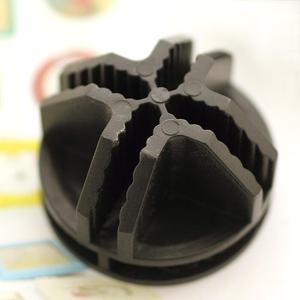 Simple Wardrobe Clips Plastic Black And White Hook Type For Storage Cabinet Buckles Clothing Organizer - Product Image 2