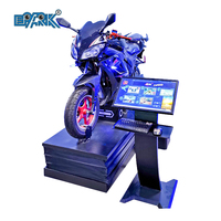 Simulateur de conduite de moto Vr, parc d'attractions multicolore, plateforme électrique dynamique pour parc à thème de vente