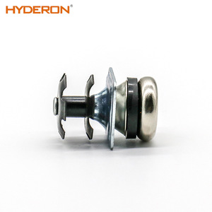 Hyderon Double-layer Spring-loaded Tube Plug Inclined Foot Pad Metal Base <b>Square</b> Tube Micro-<b>adjustable</b> Furniture Accessory - Product Image 2