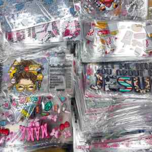 Venta Caliente de Fábrica: Servicio de Impresión por Sublimación <span class=keywords><strong>UV</strong></span> para Vasos, Tazas, Envolturas y Pegatinas, PET Impermeable y Duradero - Product Image 2