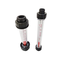 Débitmètre liquide à flotteur de Type Pipeline LZS-32/40/50/65 Rotamètre en plastique UPVC avec tension 220V Garantie 1 an
