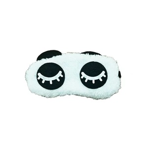 Maschere per occhi <span class=keywords><strong>Panda</strong></span> personalizzate morbide maschere per dormire in peluche con espressioni divertenti - Product Image 4