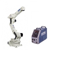 Robot de soudage OTC FD-V8 avec une charge utile de 8 kg, une répétabilité de 0,08 mm, une portée de 1437 mm, positionneur de soudage comme robot industriel