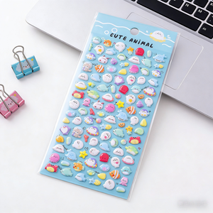 Adesivi Decorativi 3D Personalizzati con Bolle Cartoon, Stampa CMYK, Premi per Bambini, Decorazioni Fai-da-Te per Regali Personali e Festivi - Product Image 4