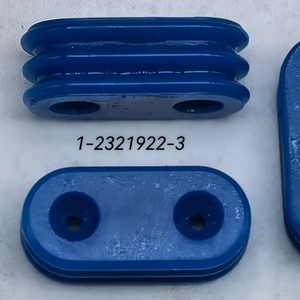 1-2321922-3 Joint d'étanchéité en caoutchouc silicone bleu à 2 positions, -30-- 105 ° C [-22-- 221 ° Connecteur de fil - Product Image 1