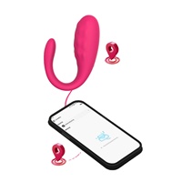 Leistungsstarker Diskreter Wasserdichter Nippel-Vibrator mit Klemmen für Weibliches Sexuelles Vergnügen mit 10 Modi Leichtes Unsichtbares Silikon-Spielzeug