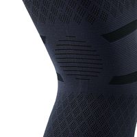 Genouillères de protection pour hommes, idéales pour le basketball et la course à pied, offrant un confort optimal grâce à leur élasticité et respirabilité, en Spandex/Nylon.