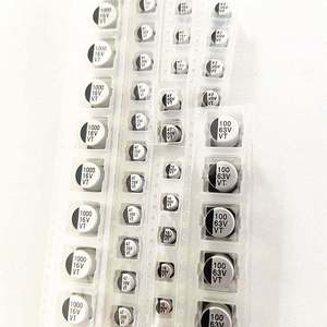 Condensateur électrolytique en aluminium SMD de haute qualité d'origine 10uf 47uf 100uf 1000uf 16v 25v 35v 50v 63v 5*5.4mm 6.3*5.4mm 10*10.5mm - Product Image 1