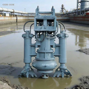 <span class=keywords><strong>Pompe</strong></span> à boue électrique haute pression Qiangkai ZJQ, <span class=keywords><strong>pompe</strong></span> à jet embarquée avec raccord à bride pour le dragage fluvial - Product Image 1