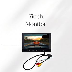 Monitor de 7 pulgadas y cámara AHD y cable de conexión de 18 m para caja negra de camión montada en vehículo, certificación de calidad coreana. - Product Image 1