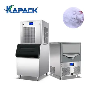 KAPACK Machine automatique de fabrication de glace à neige de 50kg 500 kg Machine à glace pilée Fabricant