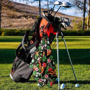 Ensemble de serviettes de golf en microfibre personnalisées à motif gaufré, séchage rapide avec brosse, 40x60cm - Product Image 4