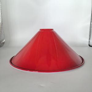 โคมไฟแขวนเพดานทรงโมเดิร์น Hangxing ขนาดเส้นผ่านศูนย์กลาง 26 ซม. สีแดงพ่นสีเหล็ก ขั้วหลอด E27/E26 รับประกัน 3 ปี เป็นมิตรกับสิ่งแวดล้อม - Product Image 2