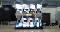 Écran LED rotatif mécanique à 360 degrés, 4K HDR10+, étanche IP65, lisible en plein soleil, angle de vision de 178 degrés pour intérieur/extérieur