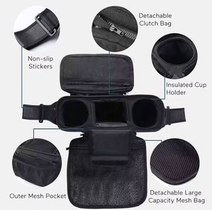 Organizador de Cochecito con Portavasos Aislado, Bolsa de Malla Desmontable, Universal para Cochecitos de Bebé (Muestra Gratis) - Product Image 5