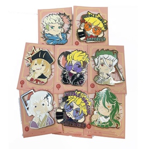 カスタムキュートな漫画風可愛いハード/ソフトエナメルピン、卸売、七宝焼きメタルブローチピン、格安ラペルピンバッジ - Product Image 4