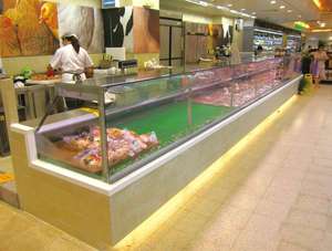 Matériel de réfrigération Supermarché Réfrigérateur Affichage de la viande Réfrigérateur à vendre Boucher Deli Réfrigérateur Affichage de la viande Refroidisseur - Product Image 5