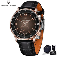Montre-bracelet de luxe Pagani Design PD-1790 1790, bracelet en cuir, étanche, automatique, mécanique, pour homme, Reloj Hombre